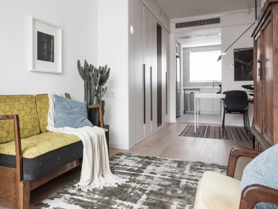 50平现代简约小户型，文艺感十足！