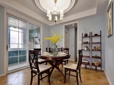 155㎡现代美式，一个独特的华丽端庄之家